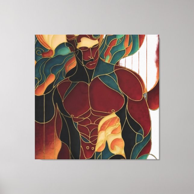 macho man canvas print (Front)