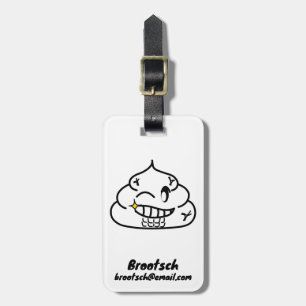 Macho Poop - Brootsch the PooPoo Luggage Tag