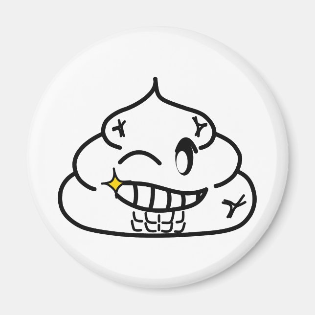 Macho Poop - Brootsch the PooPoo Magnet (Front)