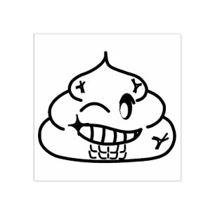 Macho Poop - Brootsch the PooPoo Rubber Stamp