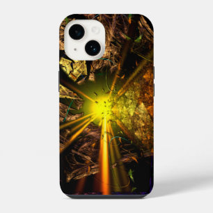 Machu Picchu 3D Optical Illusion Fractal iPhone 14 Case