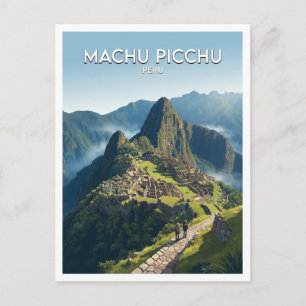 Machu Picchu Aguas Calientes Peru Travel Keepsake Postcard