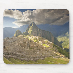 Machu Picchu, ancient ruins, UNESCO world 2 Mouse Pad