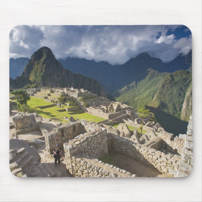 Machu Picchu, ancient ruins, UNESCO world 3 Mouse Pad (Front)