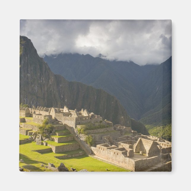 Machu Picchu, ancient ruins, UNESCO world 4 Magnet (Front)