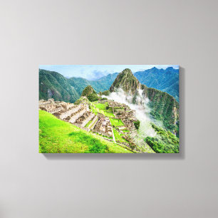 Machu Picchu Canvas, Peru, South America Canvas Print