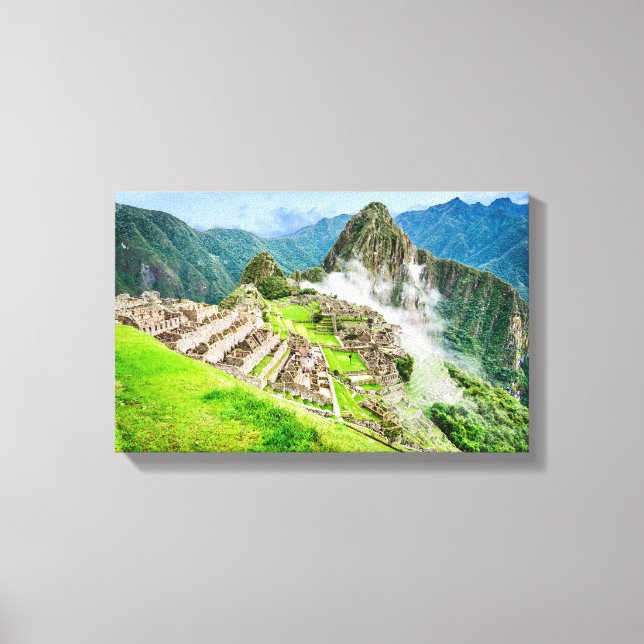 Machu Picchu Canvas, Peru, South America Canvas Print (Front)
