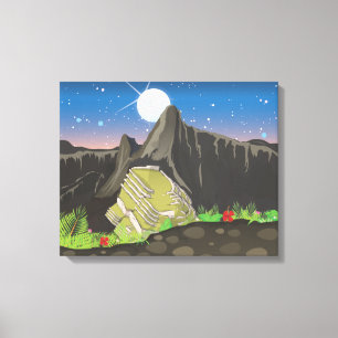 Machu Picchu Canvas Print