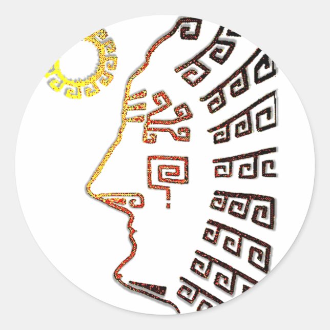 Machu Picchu Cusco Peru Classic Round Sticker (Front)