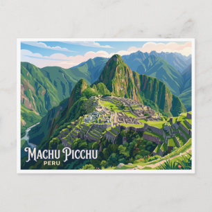 Machu Picchu Cusco Peru Postcard