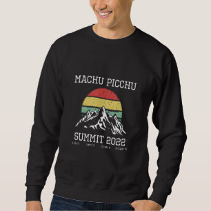 Machu Picchu Inca Trail Summit 2022 Sun Hike Cusco Sweatshirt
