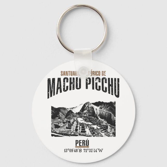 Machu Picchu Key Ring (Front)