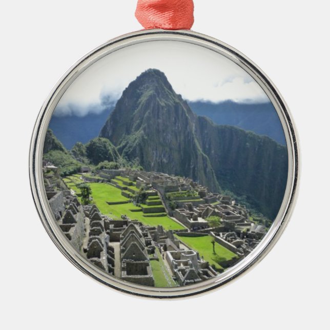 Machu Picchu Metal Tree Decoration (Front)