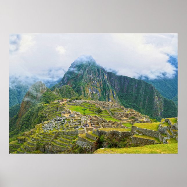 Machu Picchu Overlook, Peru Poster (Front)