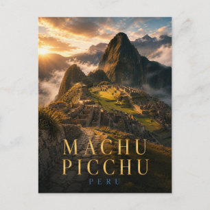 Machu Picchu Peru Citadel REALMS Postcard