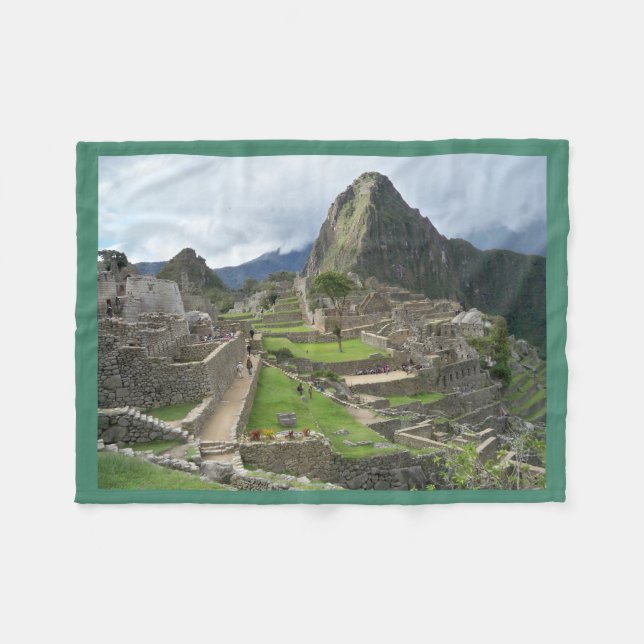 Machu Picchu Peru fleece Blanket/pillow Blanket (Front (Horizontal))