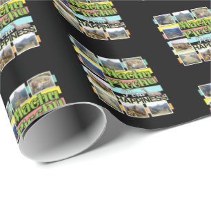 Machu Picchu Peru Happiness Wrapping Paper