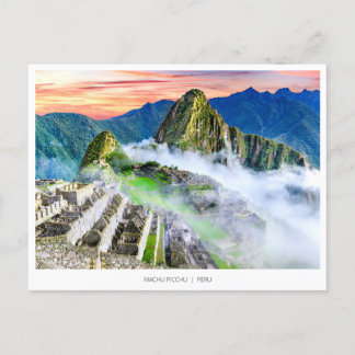 Machu Picchu, Peru Holiday Postcard