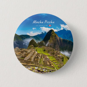 Machu Picchu, Peru - Inca Citadel Ruins 6 Cm Round Badge