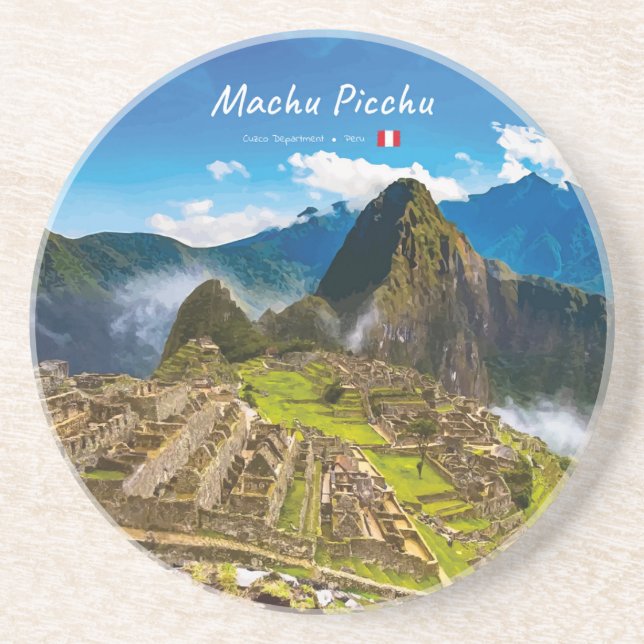 Machu Picchu, Peru - Inca Citadel Ruins Coaster (Front)