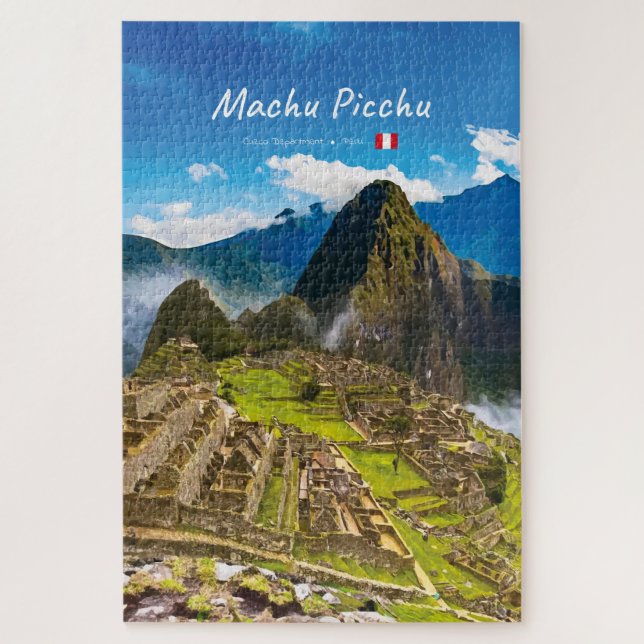 Machu Picchu, Peru - Inca Citadel Ruins Jigsaw Puzzle (Vertical)