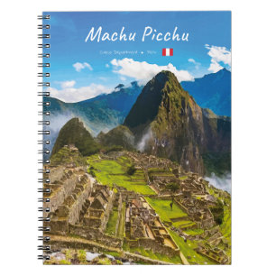 Machu Picchu, Peru - Inca Citadel Ruins Notebook