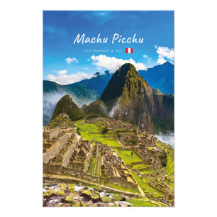 Machu Picchu, Peru - Inca Citadel Ruins Photo Print