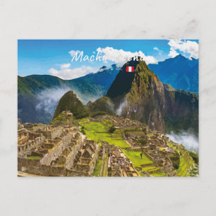 Machu Picchu, Peru - Inca Citadel Ruins Postcard