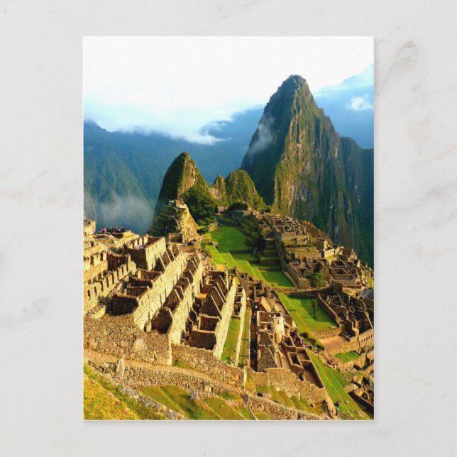 machu picchu peru inca postcard (Front)