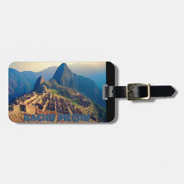 Machu Picchu Peru Luggage Tag (Front Horizontal)