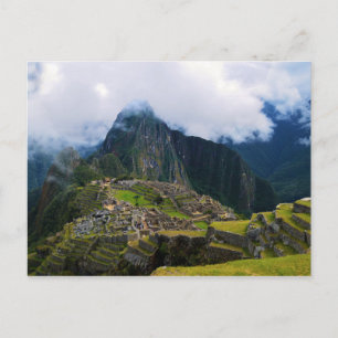Machu Picchu, Peru, Overlook Postcard