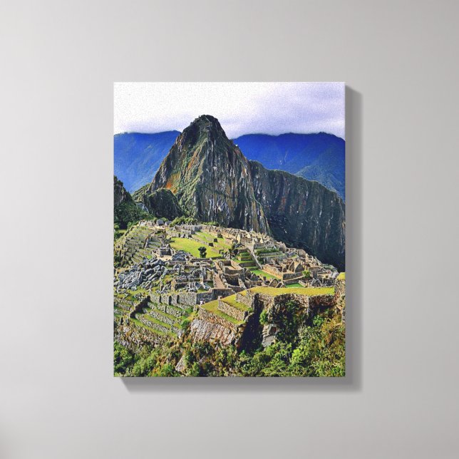 MACHU PICCHU - Peru - panorama Canvas Print (Front)