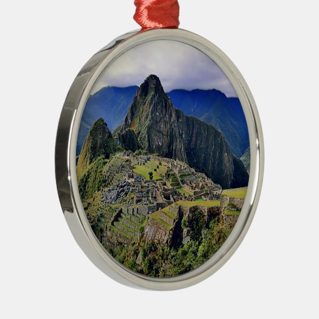 MACHU PICCHU - Peru - panorama Metal Tree Decoration (Right)