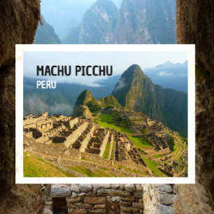 Machu PIcchu, Peru Postcard