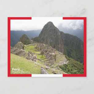 Machu Picchu - Peru Postcard