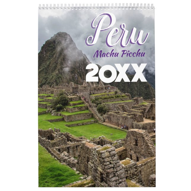 Machu Picchu Peru Scenic Wall 2027 Calendar   (Cover)