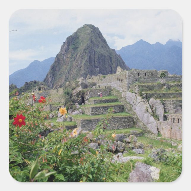 Machu Picchu, Peru Square Sticker (Front)