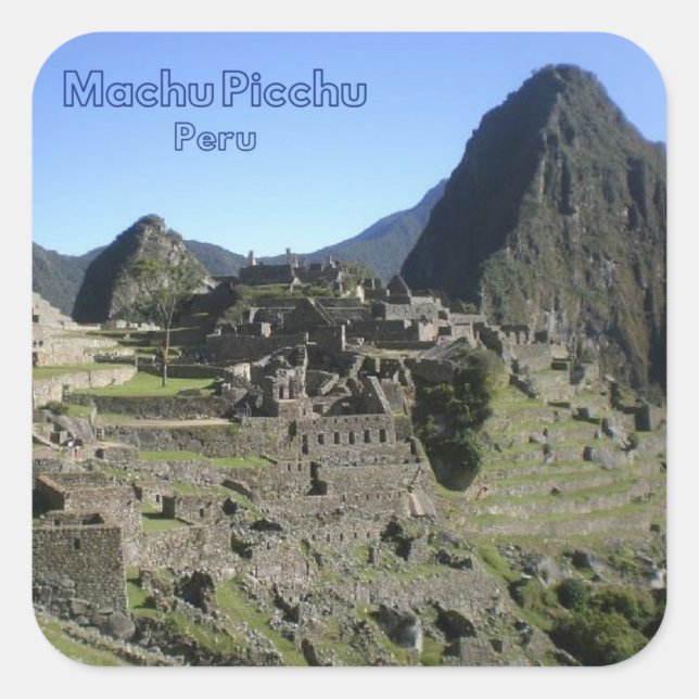 Machu Picchu Peru Sticker (Front)