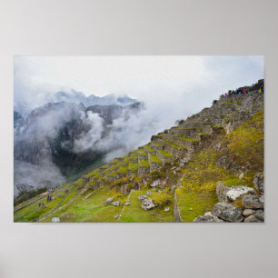 Machu Picchu, Peru, Terraces Poster