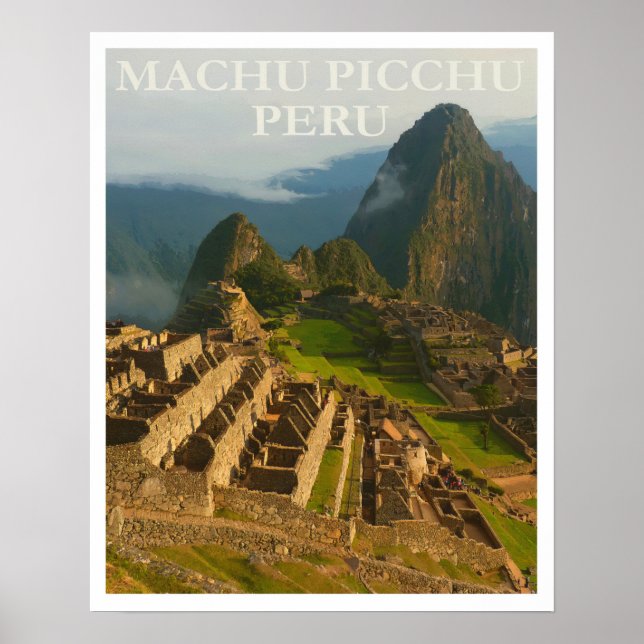 Machu Picchu Peru Travel  Poster (Front)
