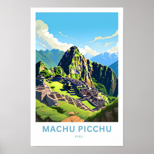 Machu Picchu Peru Travel Print