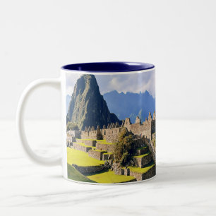 MACHU PICCHU - Peru - view Two-Tone Coffee Mug