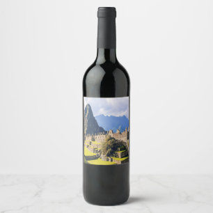 MACHU PICCHU - Peru - view Wine Label