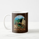 Machu Picchu Peru Vintage Emblem Coffee Mug<br><div class="desc">Machu Picchu vector artwork. Machu Picchu is an Incan citadel set high in the Andes Mountains in Peru,  above the Urubamba River valley.</div>