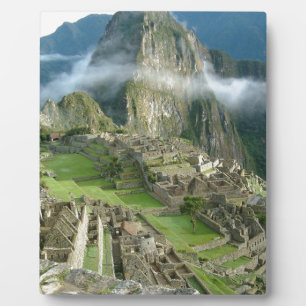 machu picchu plaque