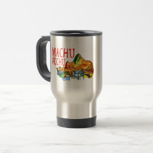 Machu Picchu Pop Art – Full-Color Contemporary Travel Mug
