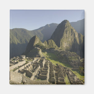 Machu Picchu, ruins of Inca city, Peru. Magnet