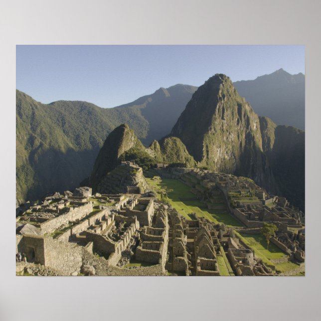 Machu Picchu, ruins of Inca city, Peru. Poster (Front)