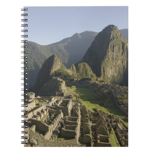 Machu Picchu, ruins of Inca city, Peru. Spiral Notebook (Front)
