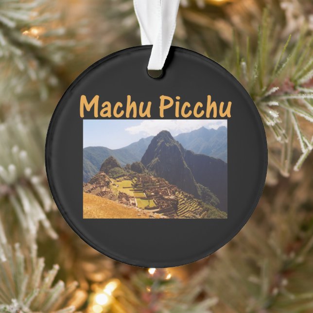 Machu Picchu Ruins Peru Sunrise Ornament (Tree)